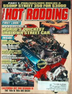 POPULAR HOT RODDING 1995 MAR - L88 CAMARO, '57 BIRD, BOSS 302